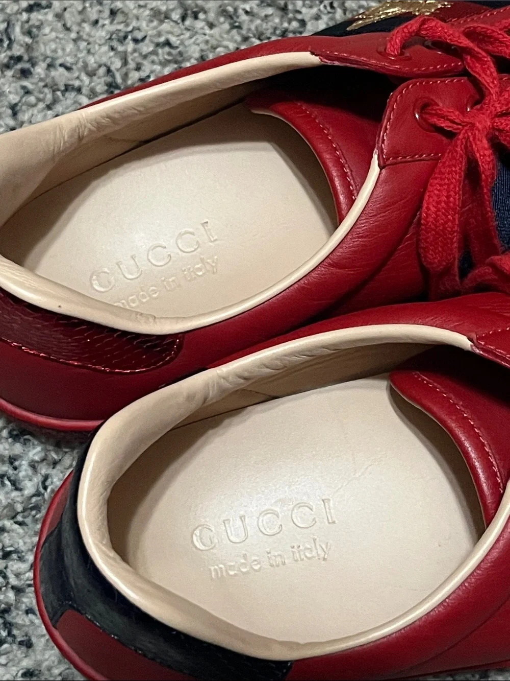 Gucci Ace Embroidered 'Red Bee' Sneaker